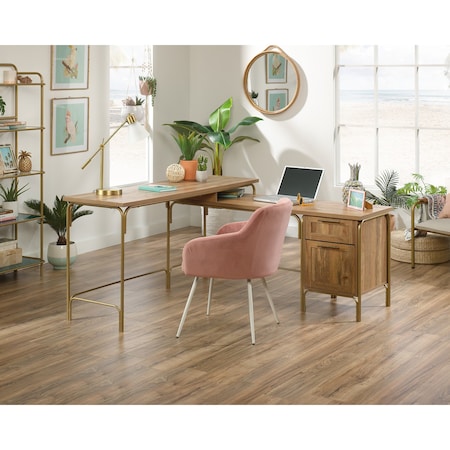 Sauder 59.09 in D X 30.08 in H, 60.55 in W X Engineered wood, Metal 423742